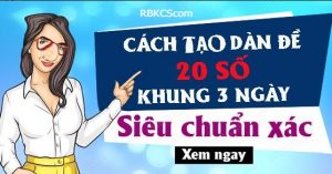 Soi cầu dàn đề 20 số