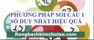 Soi cầu cặp số duy nhất