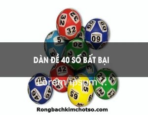 Dàn đề 40 số