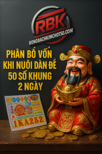 Phân bổ vốn khi nuôi dàn đề 50 số khung 2 ngày