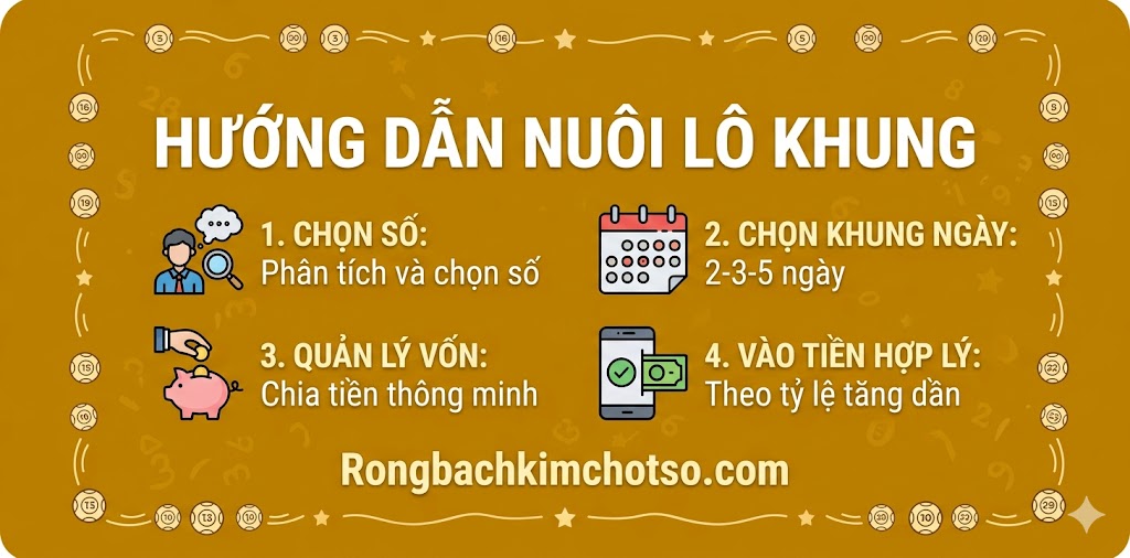 Hướng Dẫn Nuôi Lô Khung Chi Tiết Cho Người Chơi XSMB