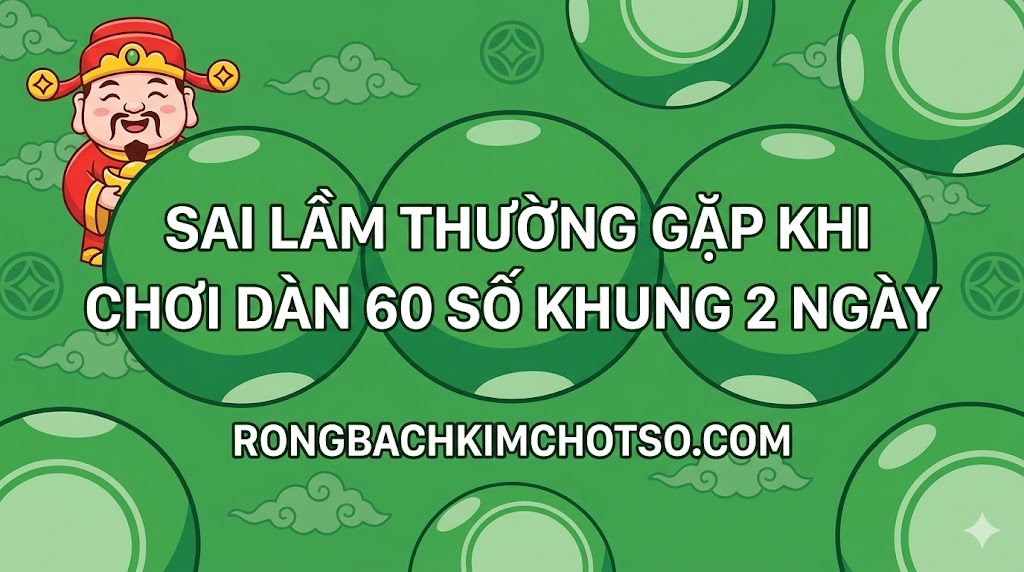 Sai Lầm Thường Gặp Khi Chơi Dàn 60 Số Khung 2 Ngày
